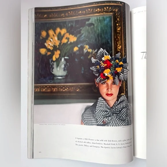 Harper’s Bazaar June 1940 Vintage Magazine – Surrealist Cover, Fashion & Ads - Picture 15 of 16